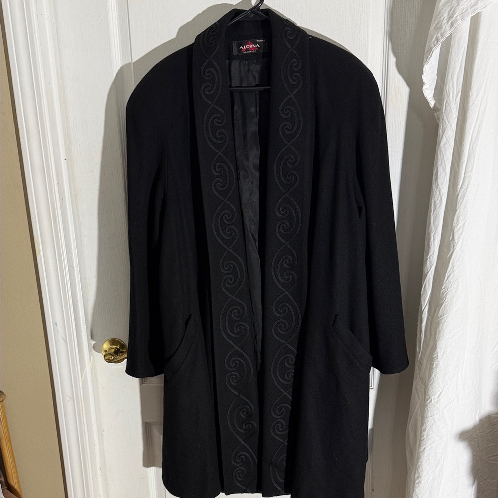 ADORA Women's Elegant Black Cardigan: EXCELLENT CONDITION